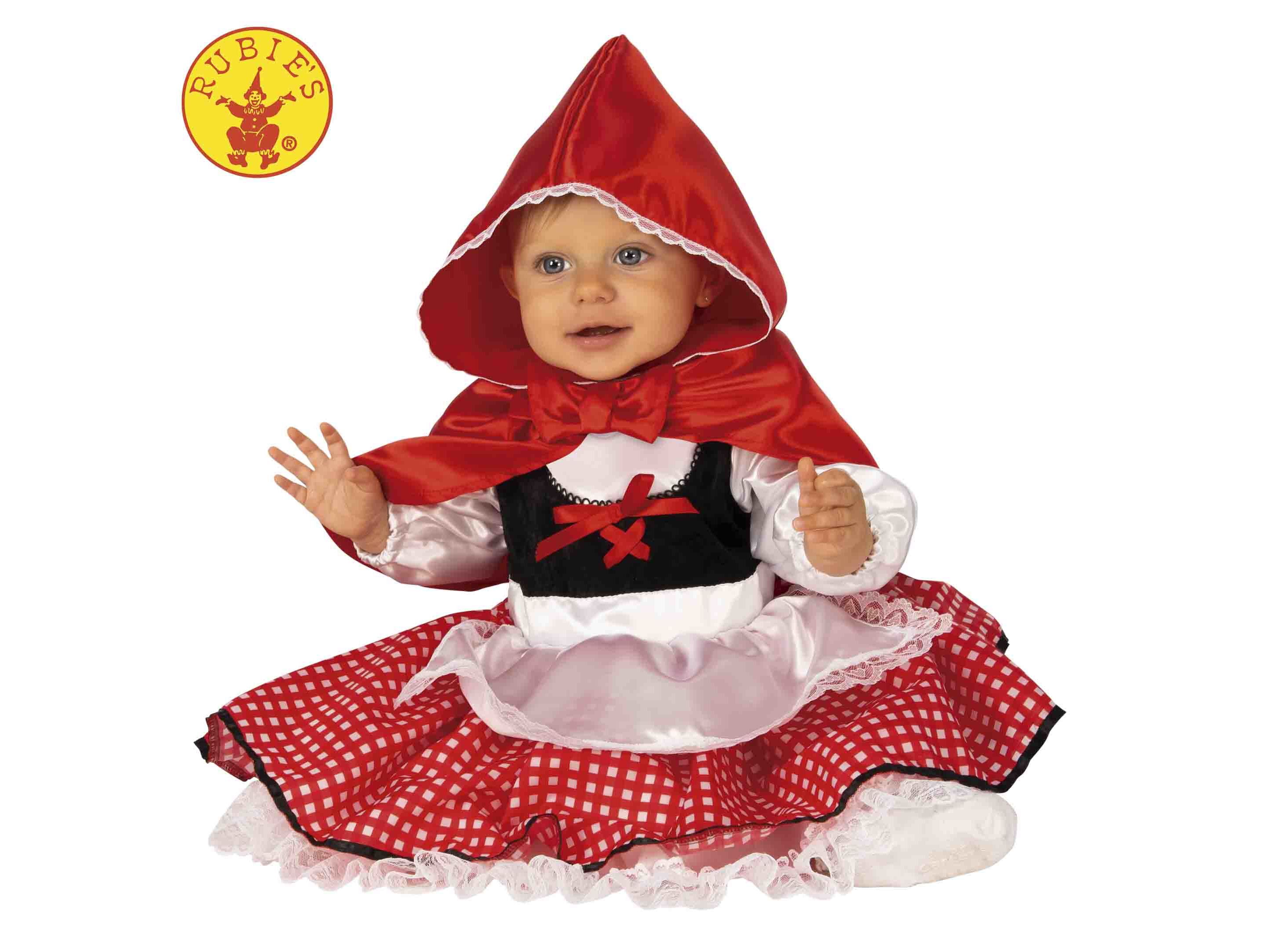 DISFARCE CAPUCHINHO RUBIES VERMELHO 12/24 MESES 82/90CM