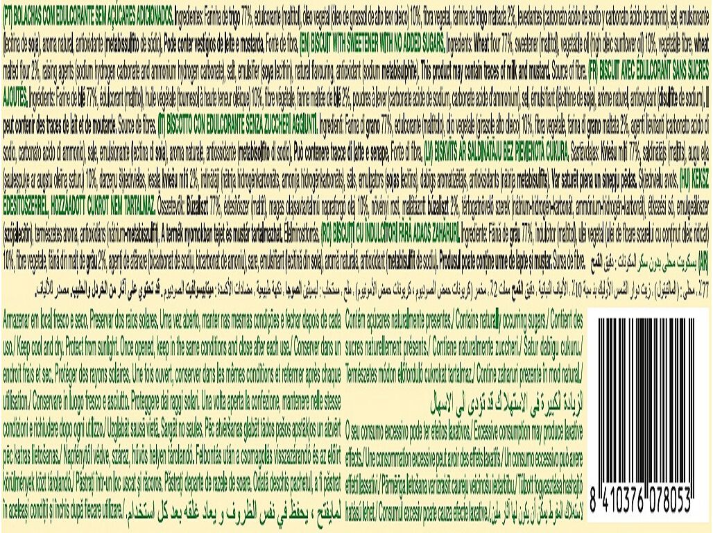 BOLACHA TOSTADA GULLON ZERO 350G image number 1