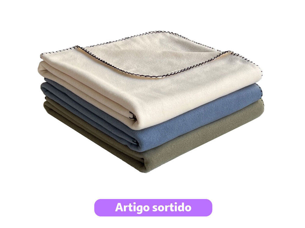 MANTA POLAR ACTUEL 130X170CM CORES SORTIDAS