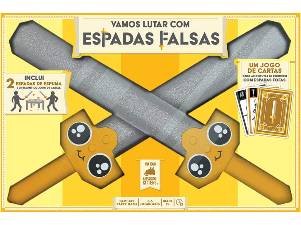 JOGO TABULEIRO MEBO GAMES VAMOS LUTAR ESPADAS FALSAS image number 0