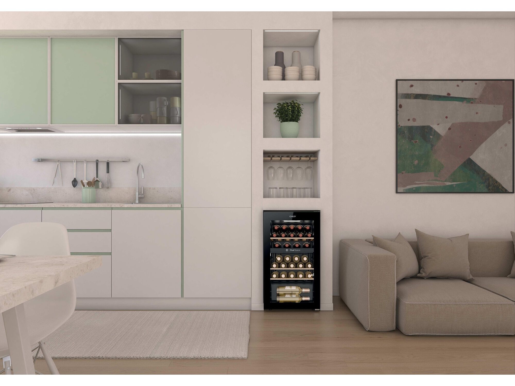 CAVE DE VINHOS CANDY CNWQ4G32G2 G 32 GARRAFAS image number 3