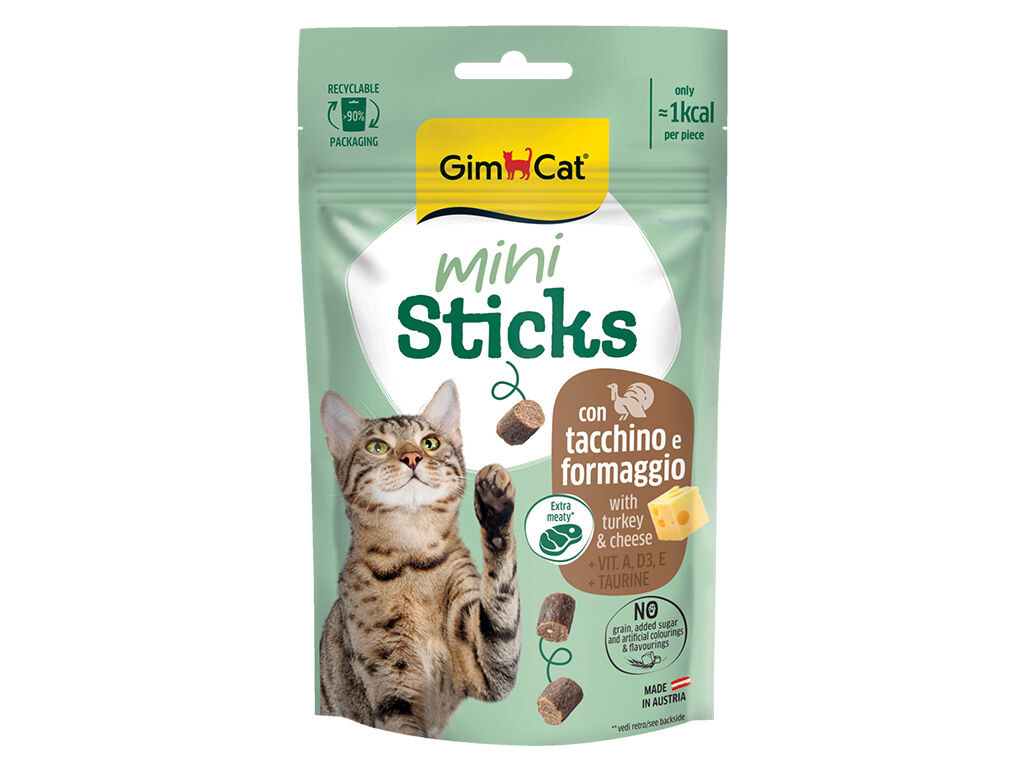 SNACK GATO GIMCAT MINI STICK PER&Uacute;+QJ 50G image number 1