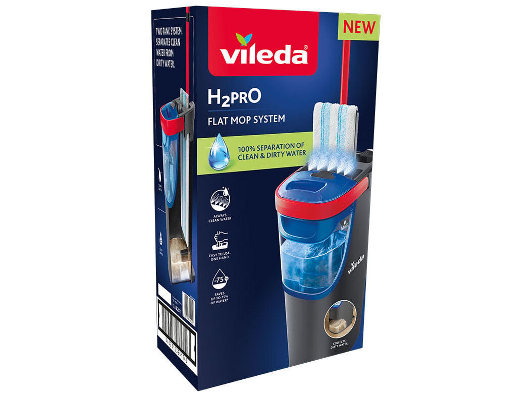 SISTEMA MOPA + BALDE H2PRO VILEDA image number 1