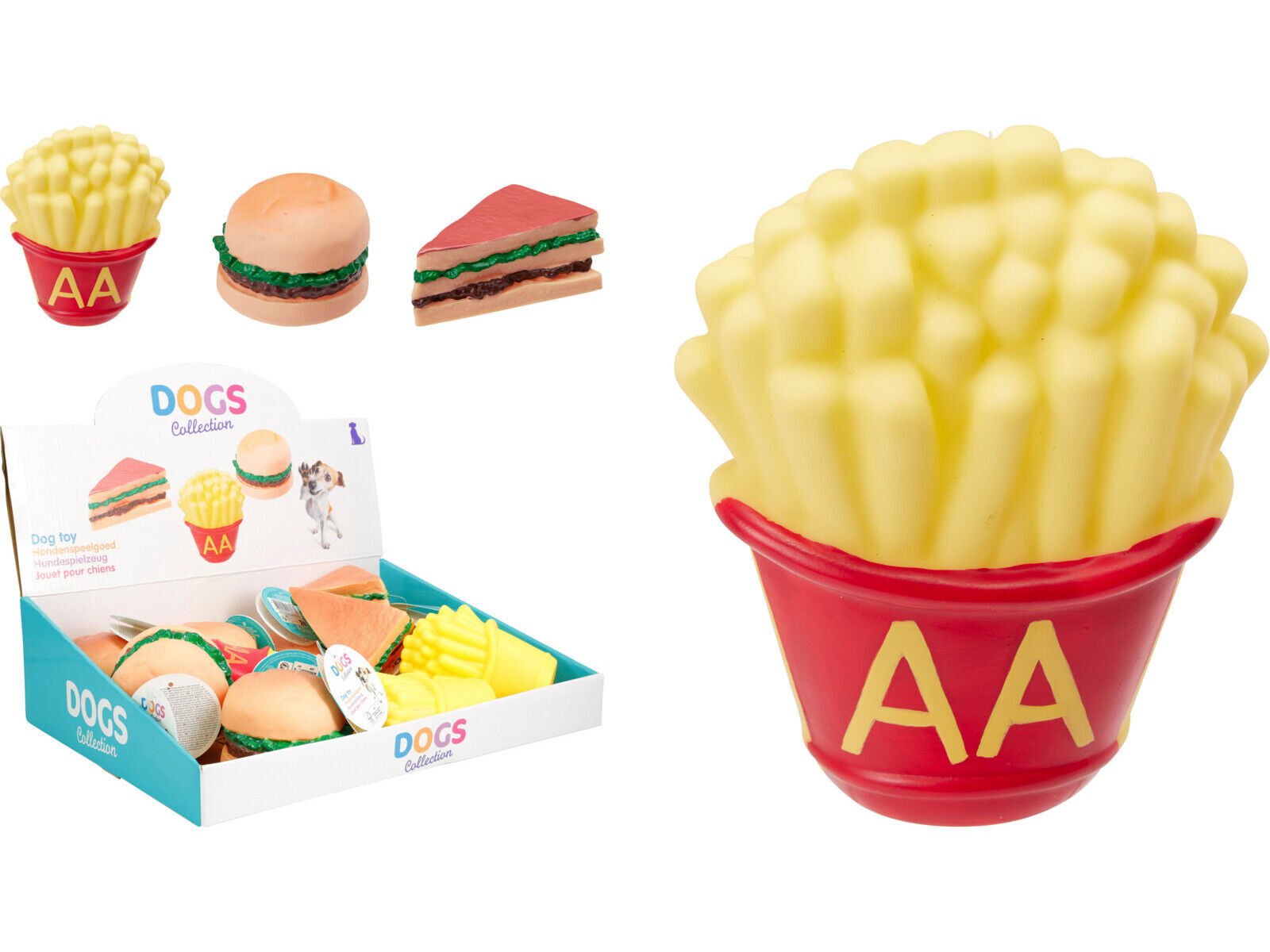 BRINQUEDO C&Atilde;O DOGS COLLECTION FAST FOOD MODELOS SORTIDOS image number 1