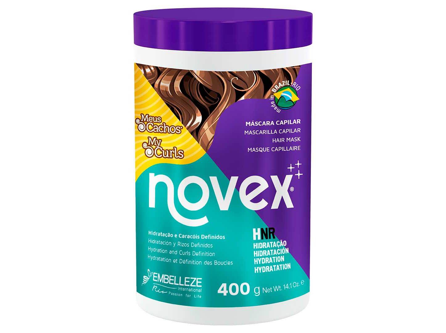 M&Aacute;SCARAS NOVEX MEUS CACHOS 400ML image number 0