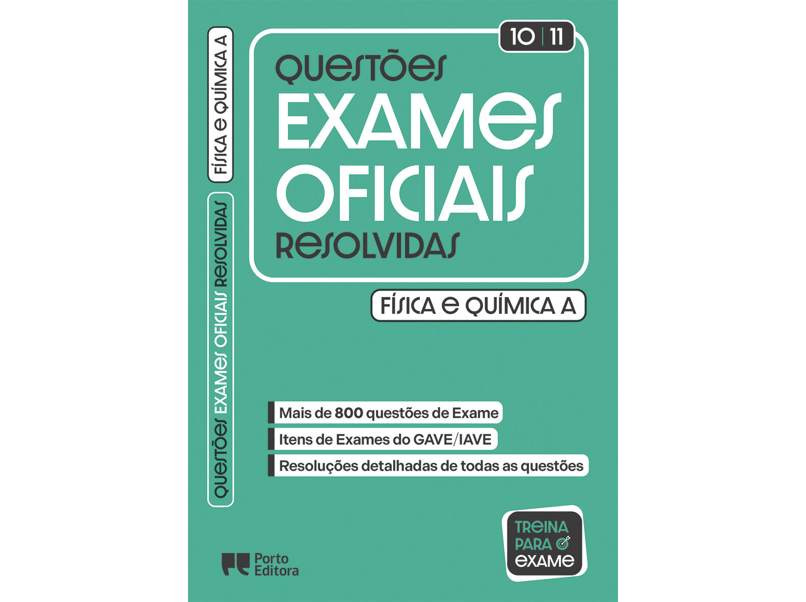 LIVRO QUEST&Otilde;ES EXAMES OFICIAIS RESOLVIDAS - F&Iacute;SICA E QUIMICA A 10&ordm; E 11&ordm; ANOS image number 0