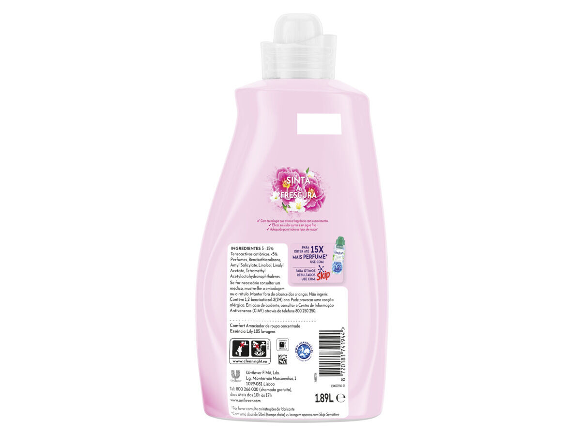 AMACIADOR CONCENTRADO COMFORT ESS&Ecirc;NCIA LILY 105D image number 1