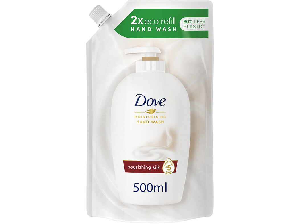 SABONETE L&Iacute;QUIDO DOVE NOURISHING SILK RECARGA 500ML image number 0
