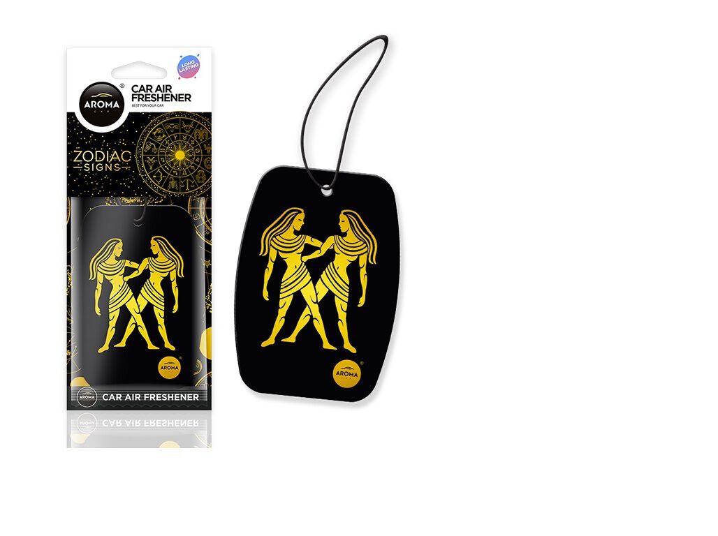 AMBIENTADOR AUTO AROMA CAR ZODIACO G&Eacute;MEOS PERFUME image number 1