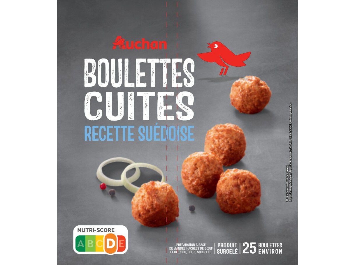 ALM&Ocirc;NDEGAS AUCHAN RECEITA SUECA 25UN 350G