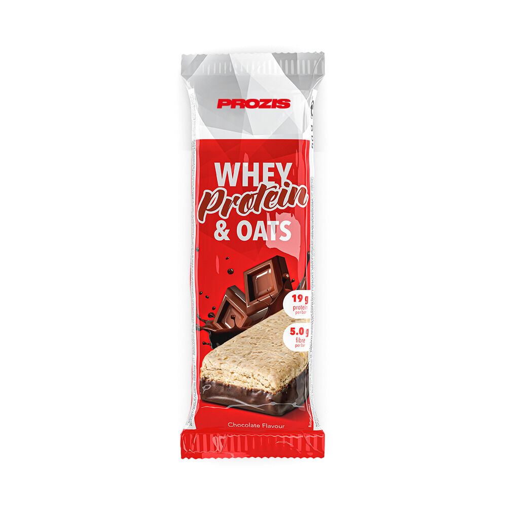 BARRA PROZIS WHEY PROTEIN & OATS CHOCOLATE 80G image number 0