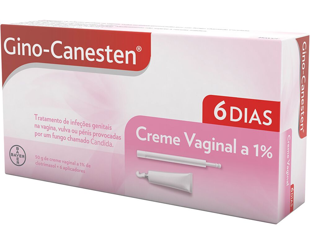 CREME GINO CANESTEN VAGINAL 10MG/G 50G