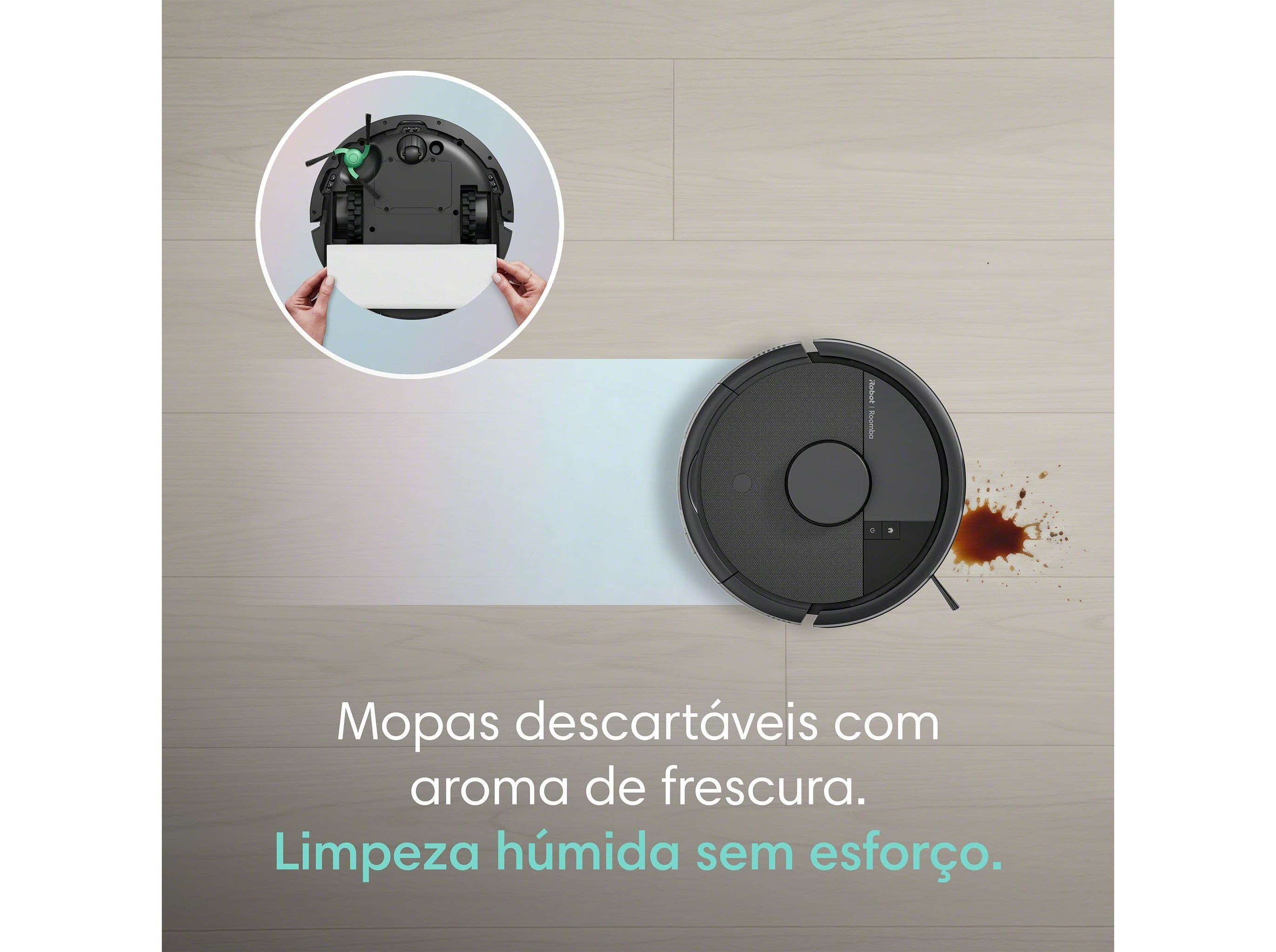 ASPIRADOR ROBOT IROBOT IRF155040 ROOMBA PRETO MINI image number 1