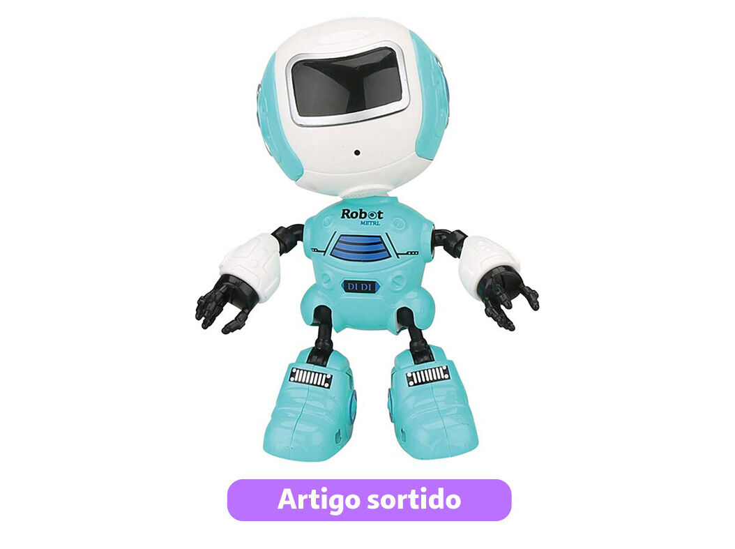 ROBOT COM GRAVADOR VOZ ONE TWO FUN CORES SORTIDAS image number 3