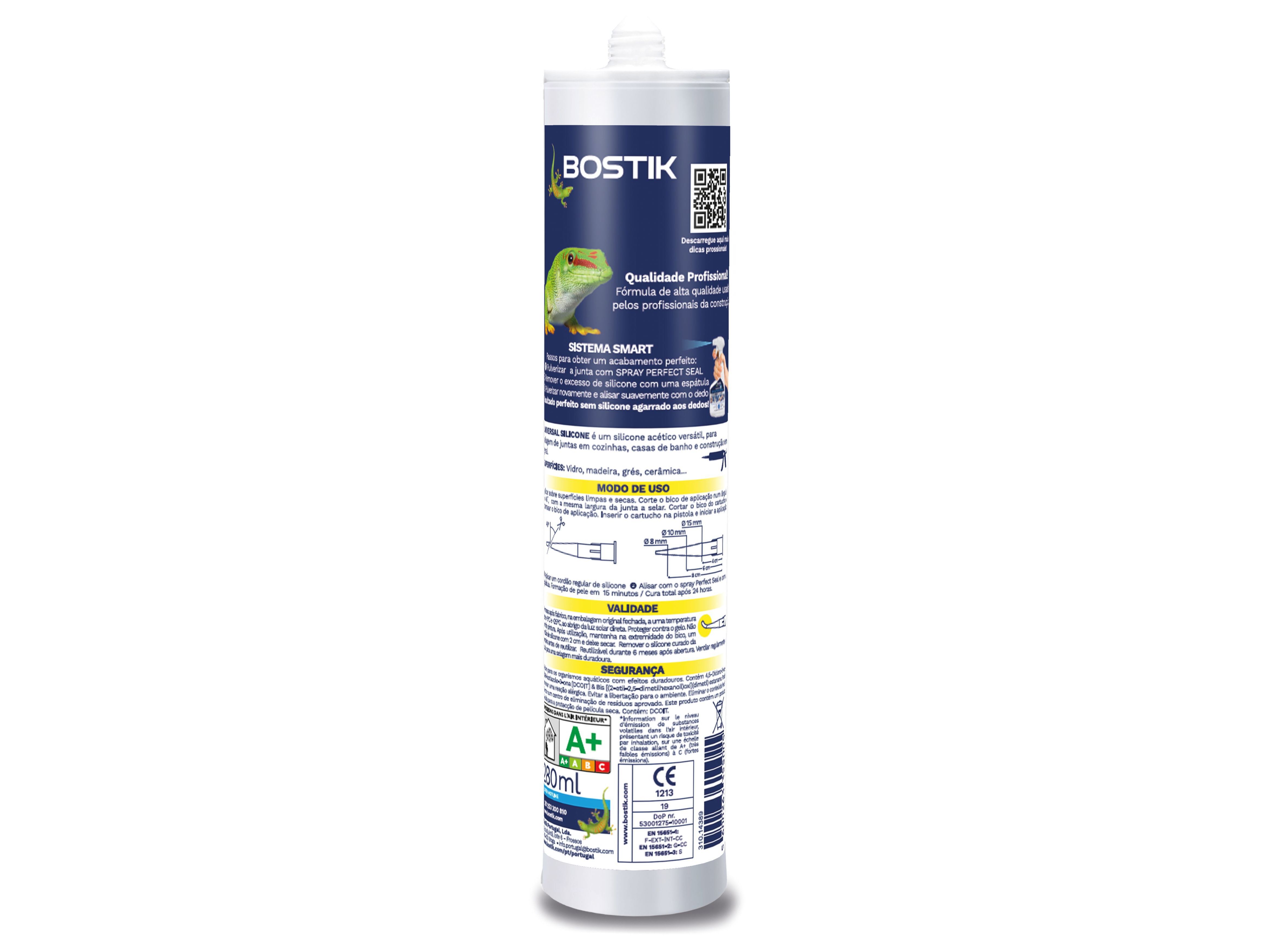 SILICONE BOSTIK TRANSPARENTE 280ML image number 1