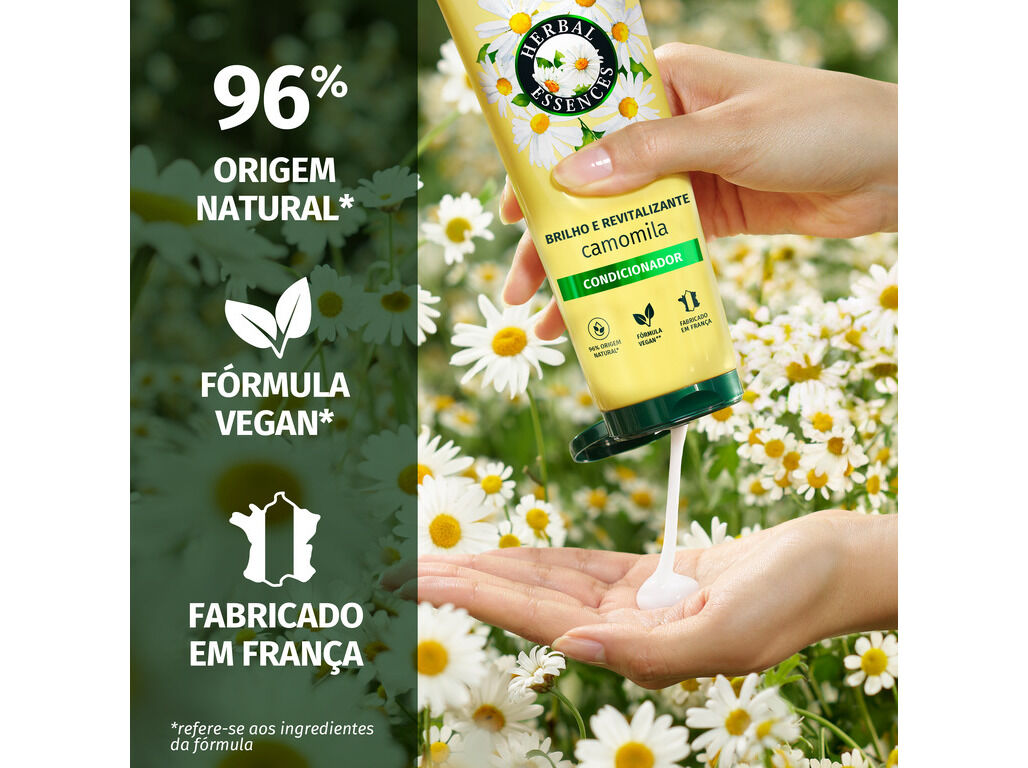 CONDICIONADOR HERBAL CAMOMILA BRILHO 250ML image number 6