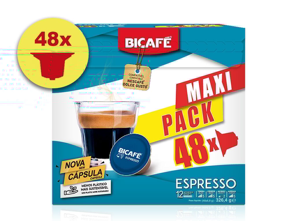 CAPSULAS BICAF&Eacute; DG.ESPRESSO MAXI PCK 48UN image number 0