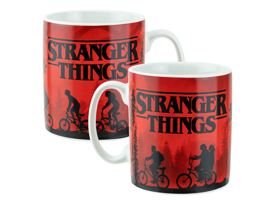 CANECA XL STRANGER THINGS COM STICKERS 450ML image number 0
