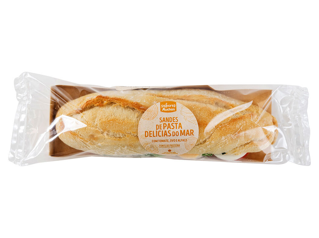 SANDES DE PASTA DE DELICIA DO MAR SABORES AUCHAN UN image number 1