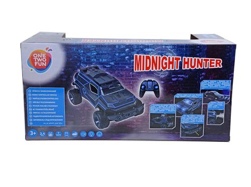 CARRO R/C 2.4G ONE TWO FUN 1:16 MIDNIGHT HUNTER image number 1
