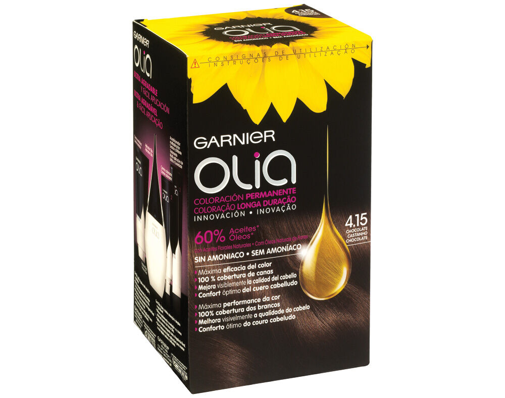 COLORA&Ccedil;&Atilde;O OLIA GARNIER CASTANHO CHOCOLATE 4.15