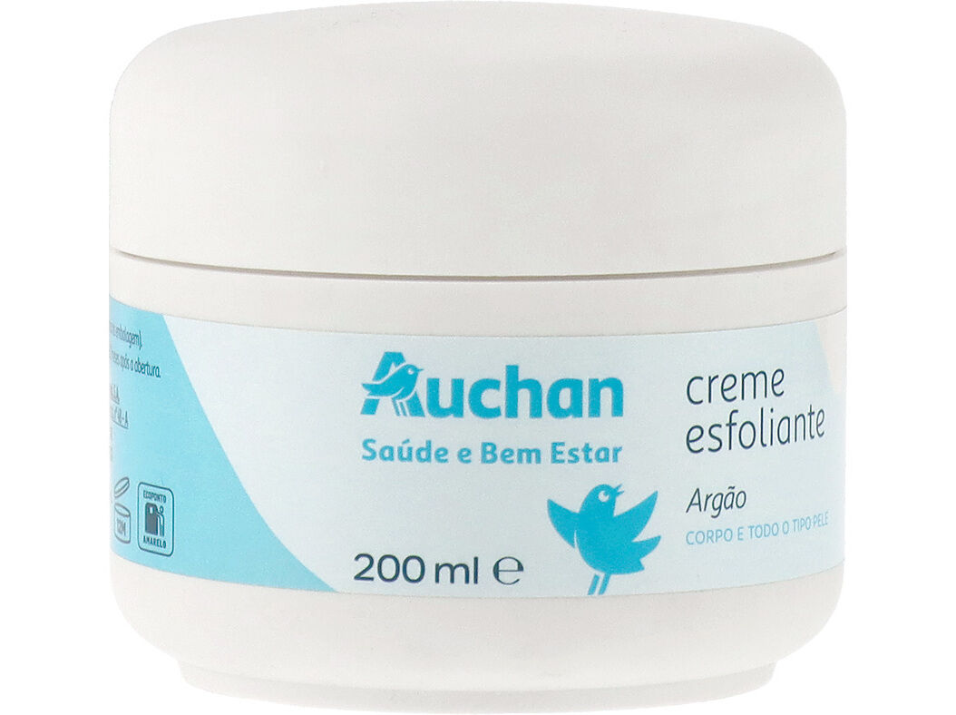 ESFOLIANTE CORPO AUCHAN SA&Uacute;DE E BEM ESTAR ARG&Atilde;O 200ML