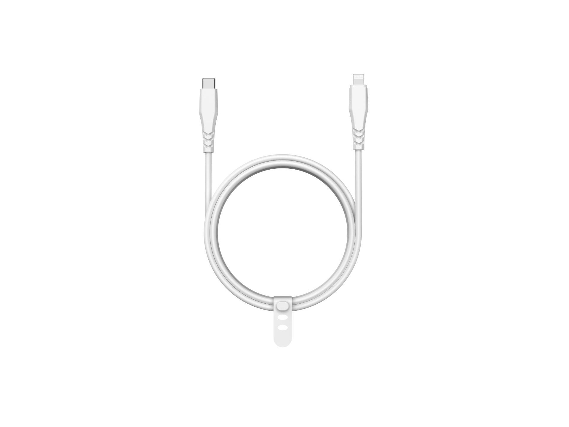 CABO USBC TO 8PIN QILIVE 600183173 BRANCO 1.2M 3A MFI image number 0