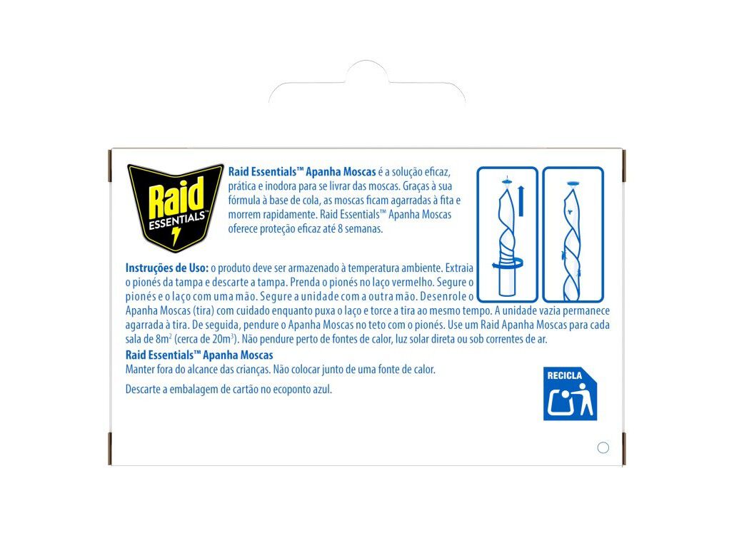 INSECTICIDA RAID TIRA APANHA MOSCAS 4UN image number 1