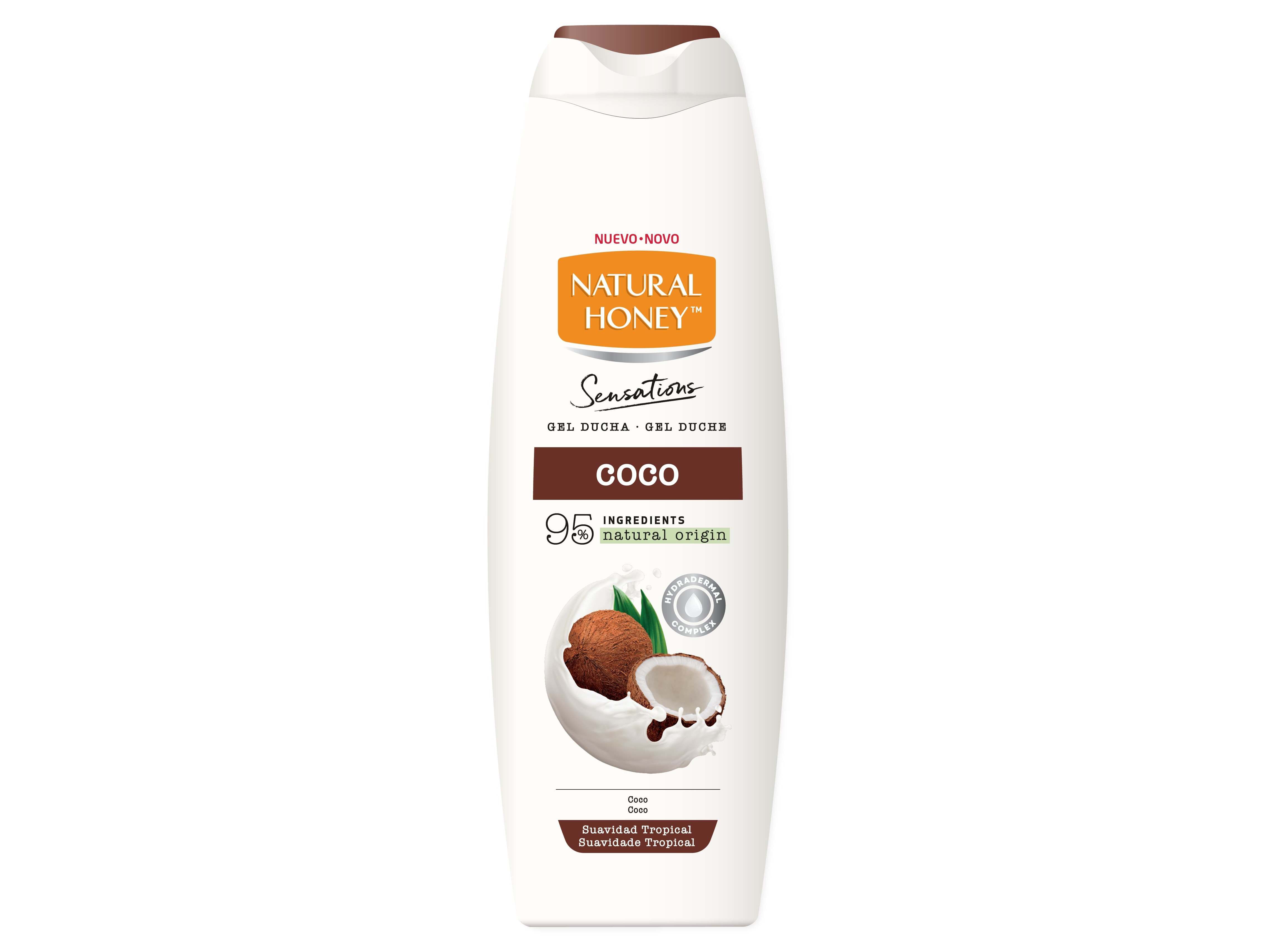 GEL BANHO NATURAL HONEY SENSATIONS COCO 650 ML image number 0
