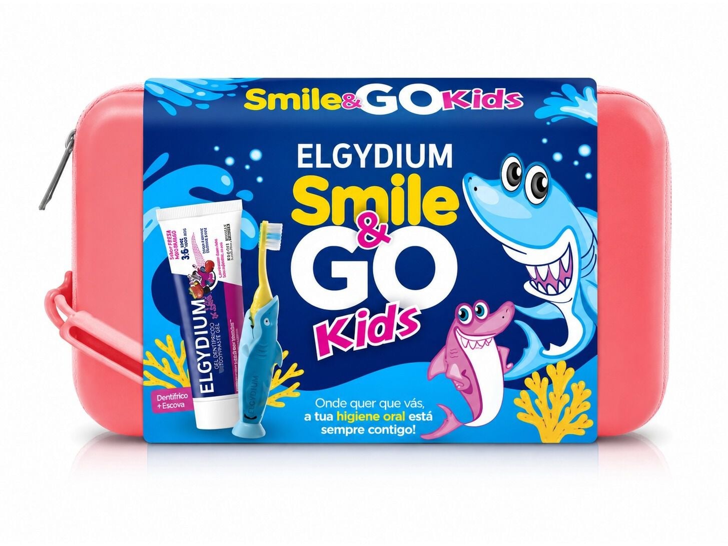 KIT VIAGEM ELGYDIUM KIDS 50ML + ESCOVA image number 0