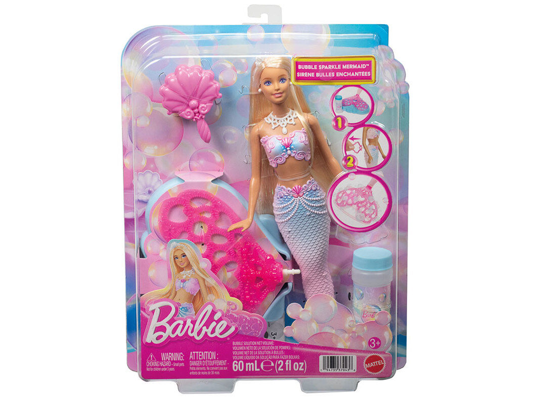 BONECA BUBBLE SPARK MERMAID BARBIE