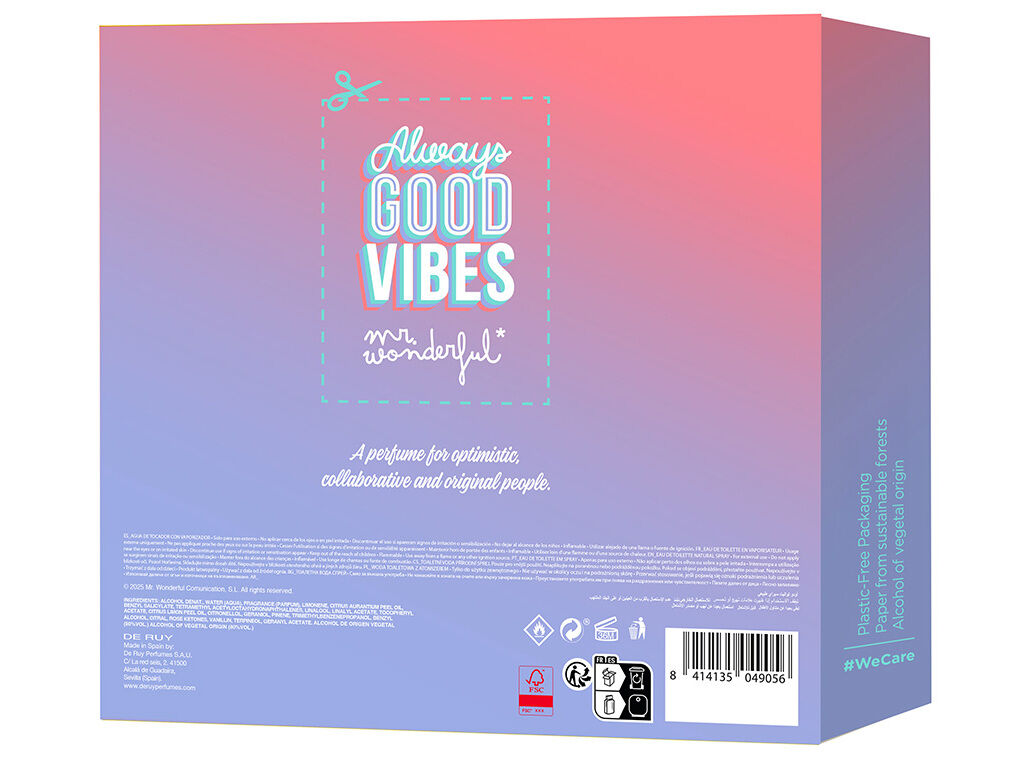 CONJUNTO MR. WONDERFUL EDT I'M YOUR LOVE 75ML+30ML image number 1