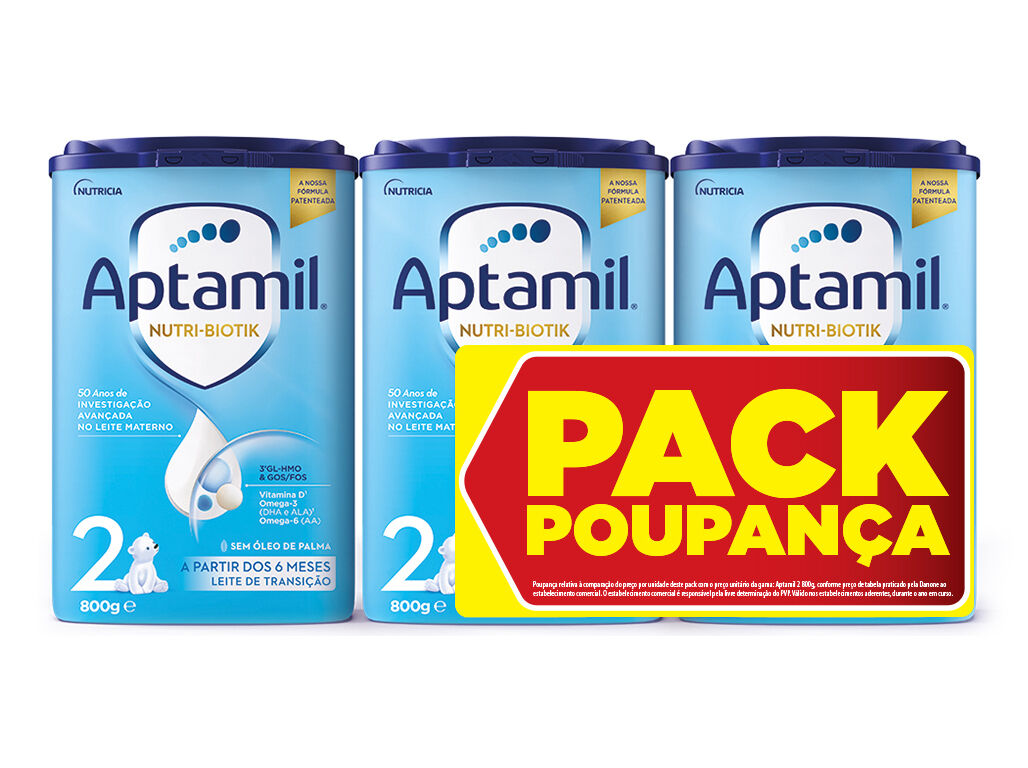 LEITE APTAMIL APTAMIL 2 LEVE 3 PAGUE 2 3X800G image number 0