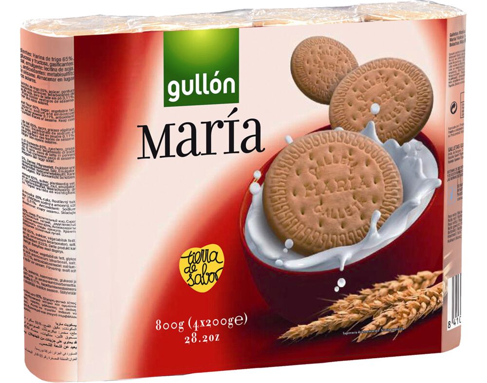 BOLACHA GULLON MARIA LECHE 4X200G image number 0