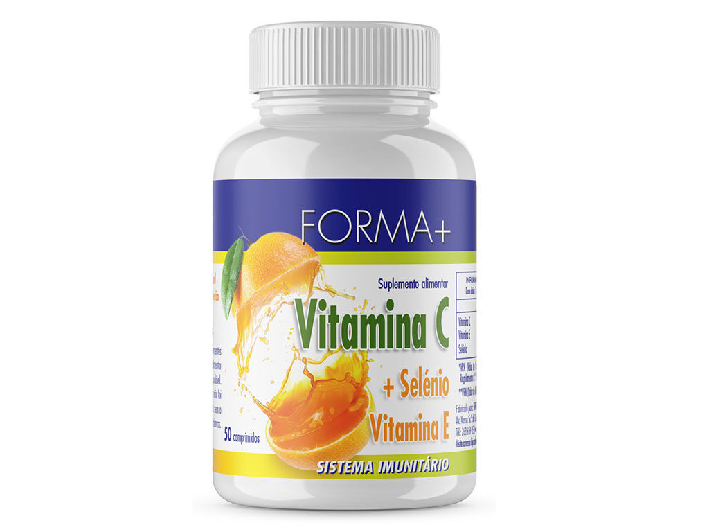 SUPLEMENTO FORMA+ VITAMINA C SEL&Eacute;NIO VITAMINA E 50 CAPS