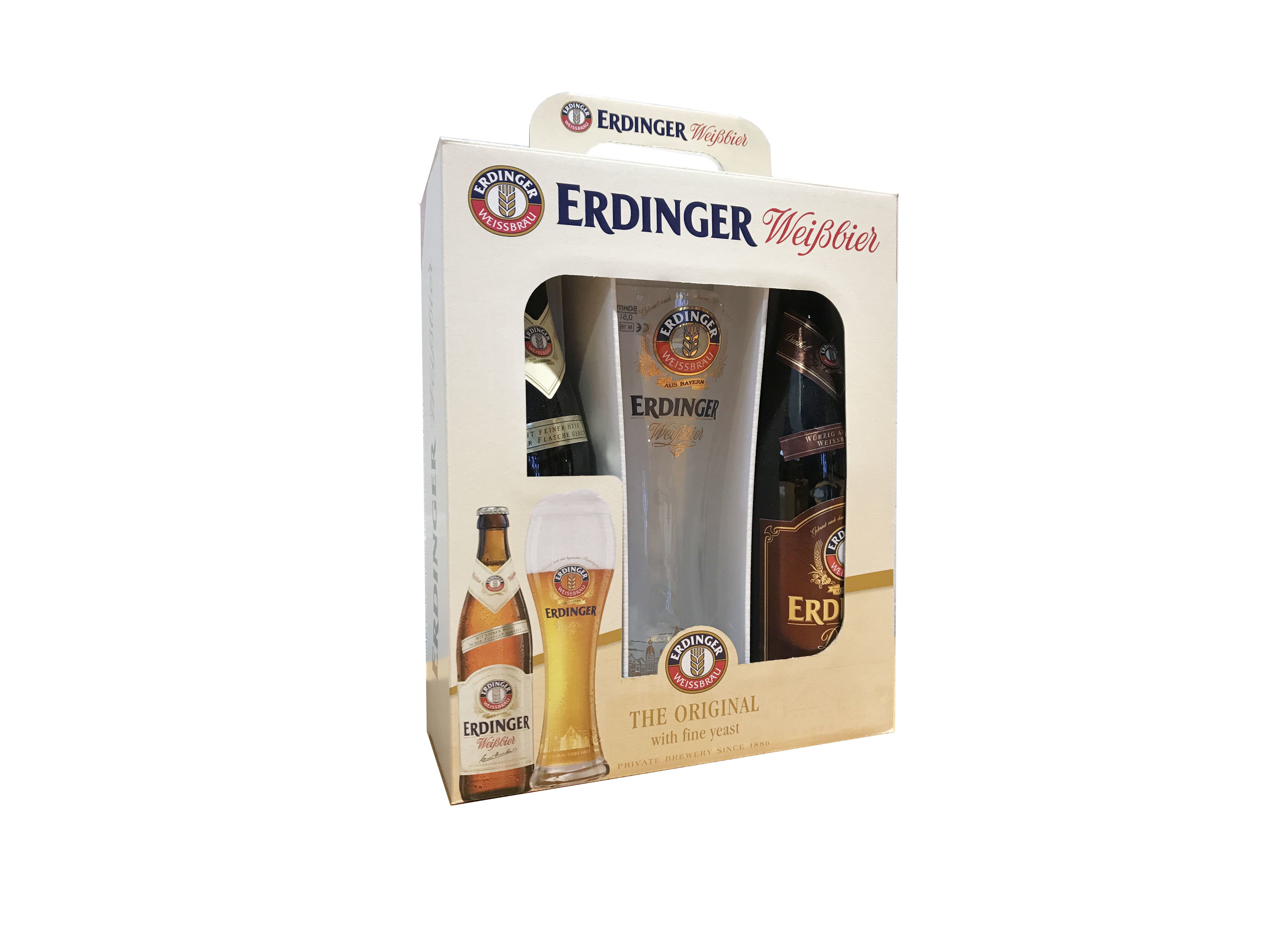 CERVEJA ERDINGER COM COPO 2X0.50L