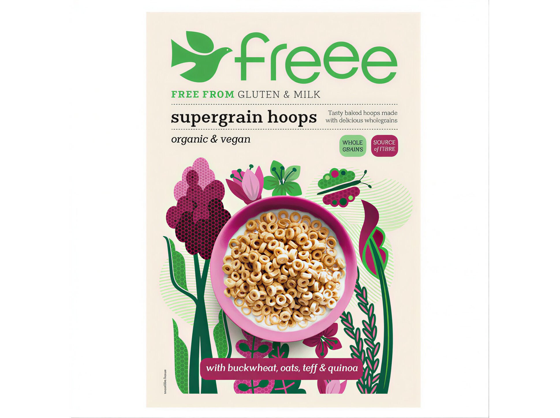 CEREAIS HOOPS BIO DOVES FARM S/ GL&Uacute;TEN 300G