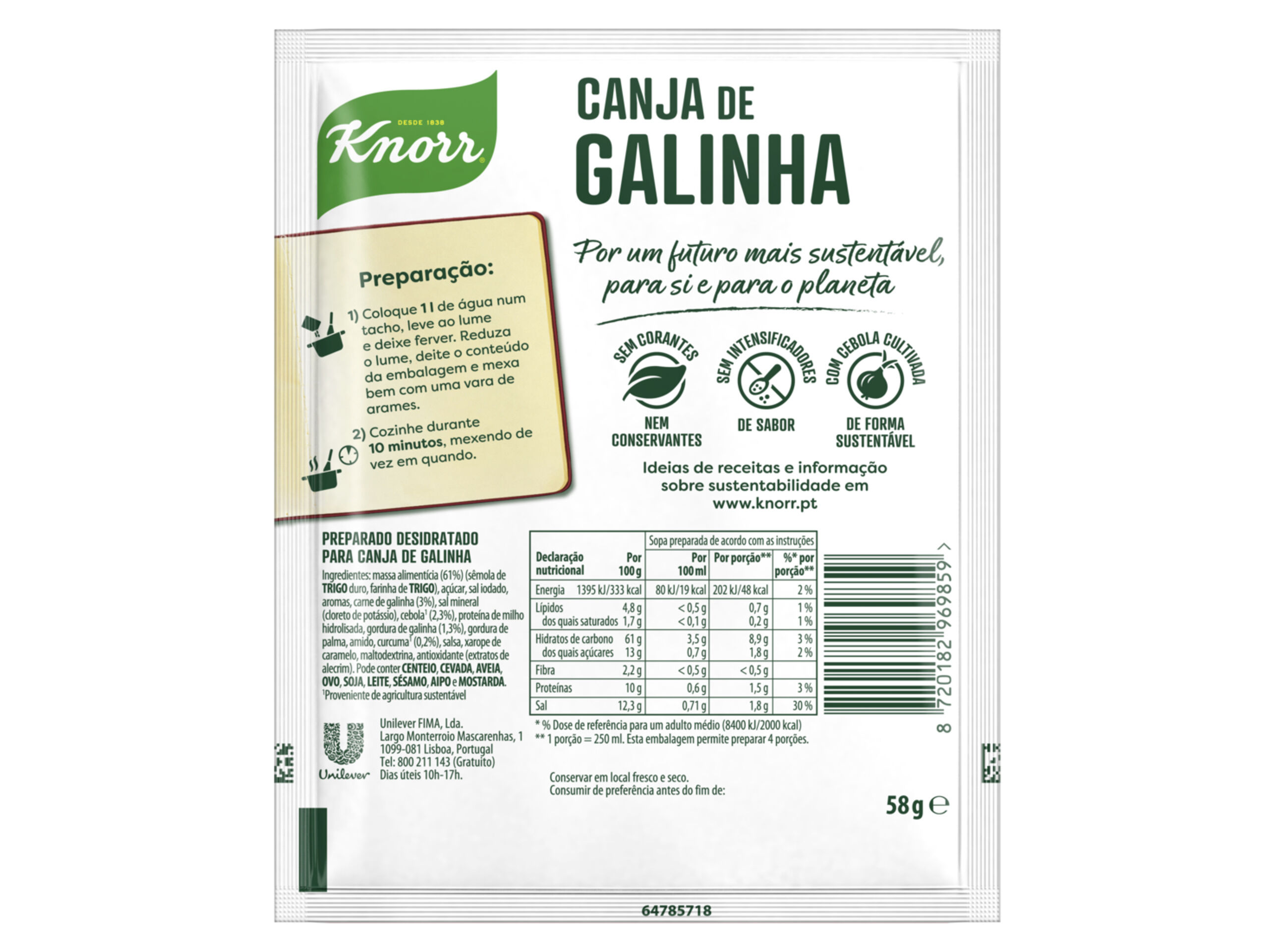 CANJA KNORR GALINHA ECONOMICA 58 GR image number 1