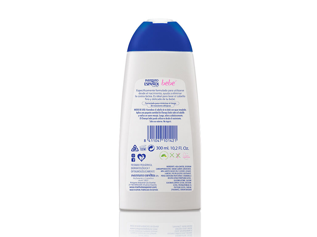 CHAMPO INSTITUTO ESPA&Ntilde;OL BEB&Eacute; 300 ML image number 1