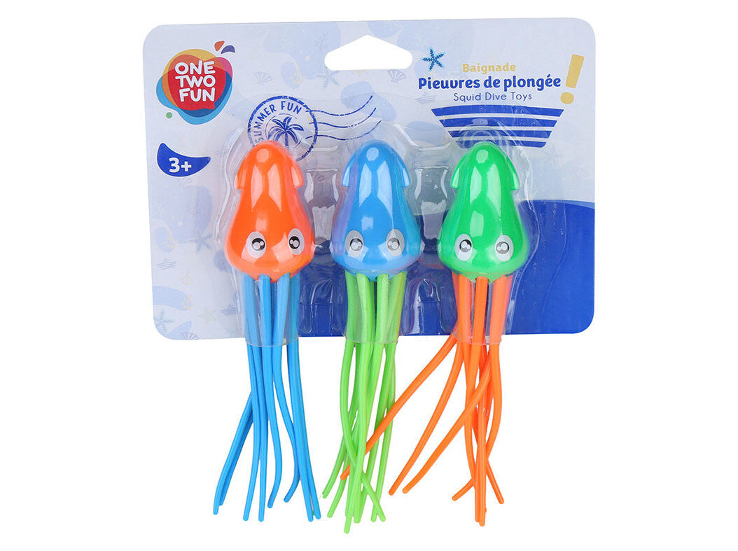 BRINQUEDO MERGULHO ONE TWO FUN 3 PE&Ccedil;AS