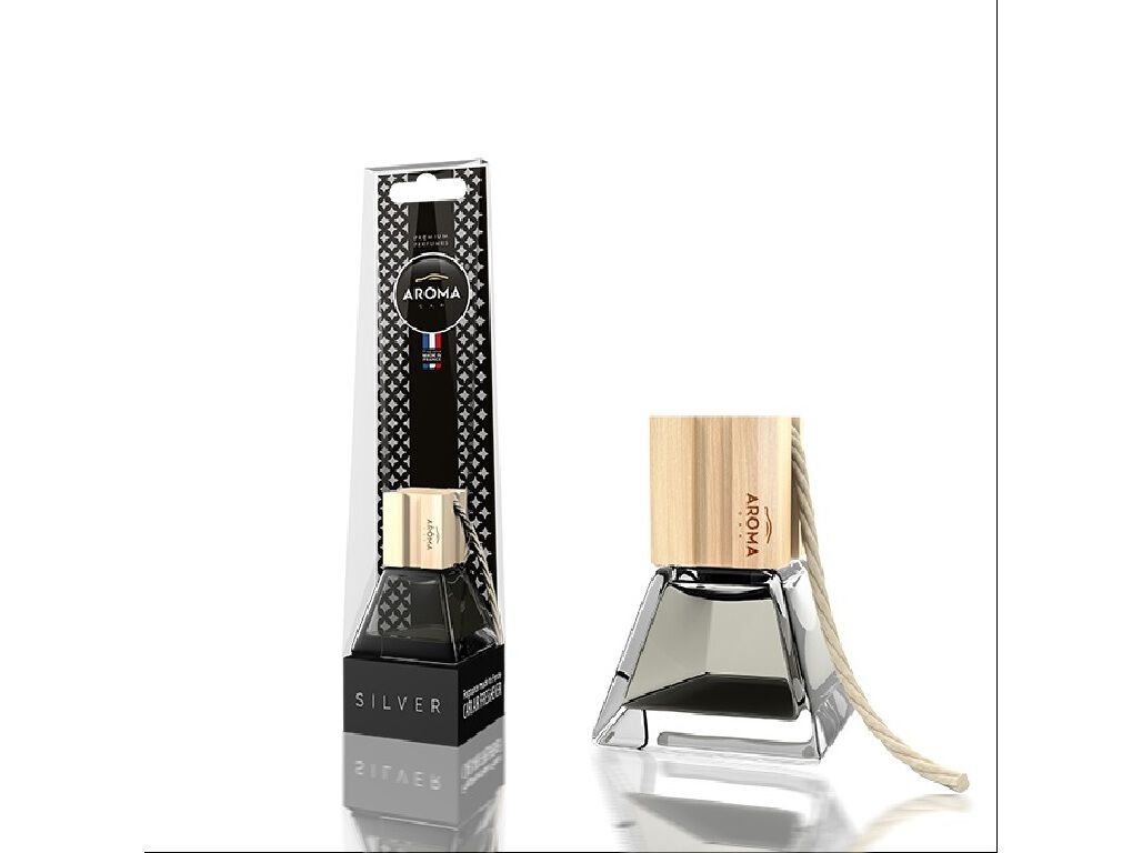AMBIENTADOR AUTO AROMA CAR PRESTIGE WOOD SILVER image number 0