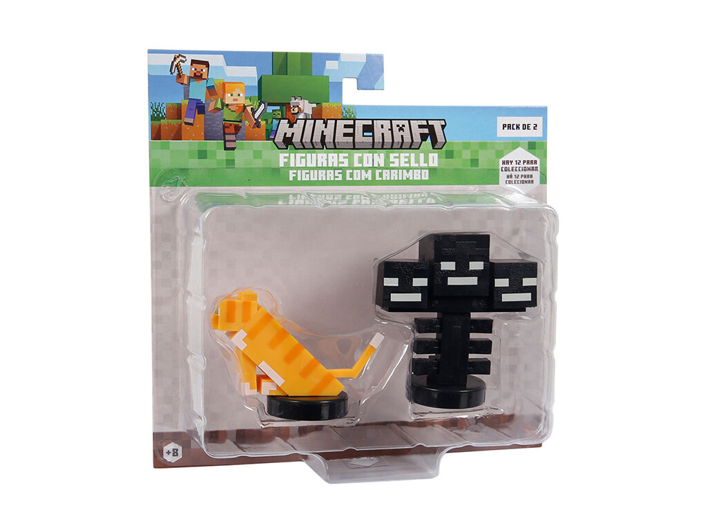 FIGURA MINECRAFT PACK 2 MODELOS SORTIDOS image number 2