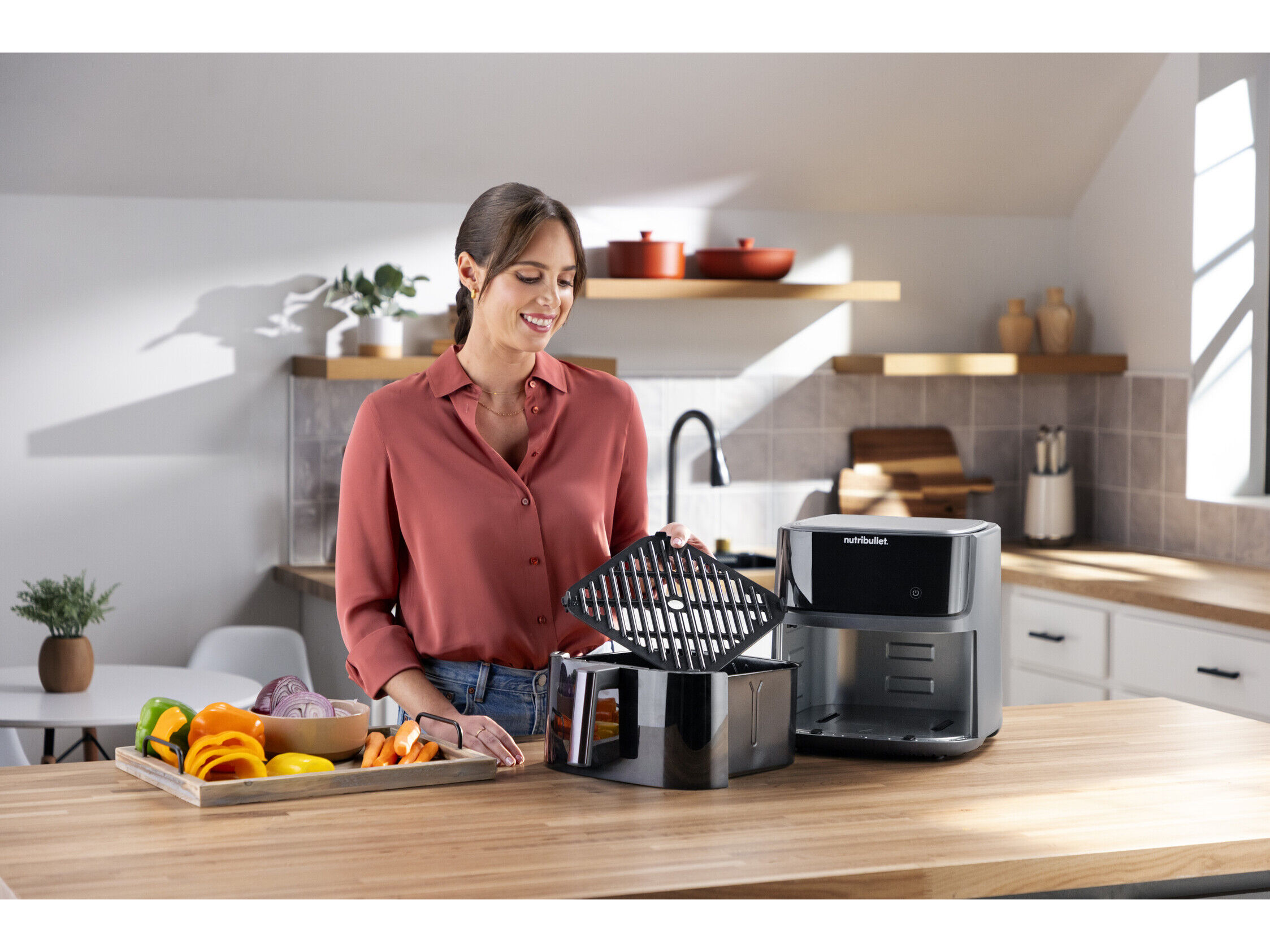 FRITADEIRA SEM &Oacute;LEO NUTRIBULLET NBA0811DG AIRFRYER 8L image number 7