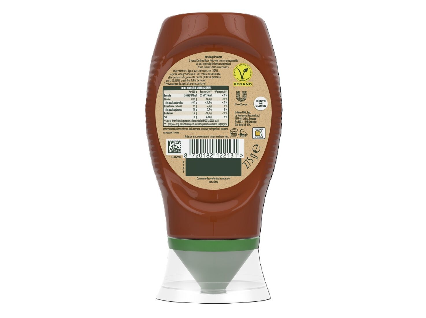 KETCHUP CALV&Eacute; HOT 275G image number 1