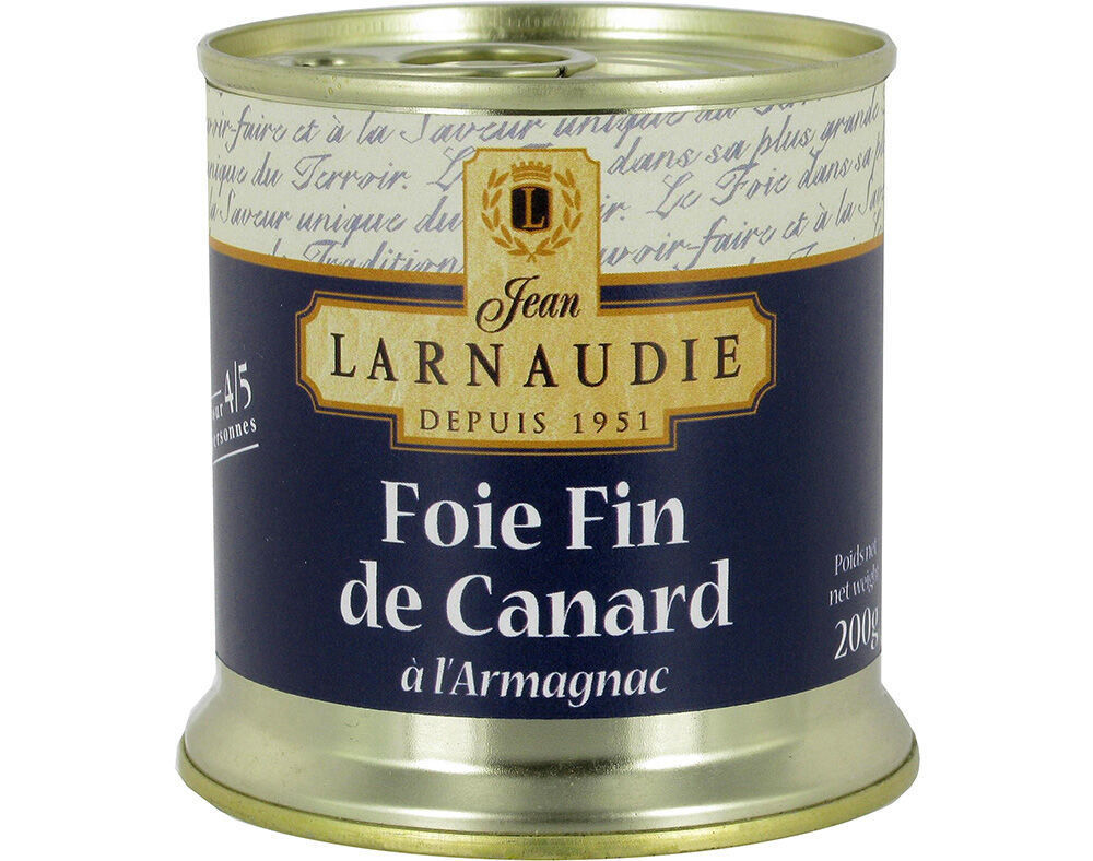 FOIE FIN LARNAUDIE PATO COM ARMAGNAC 200 G image number 0