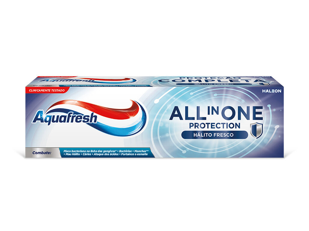 PASTA DE DENTES AQUAFRESH ALL IN ONE HALITO FRESCO 75ML