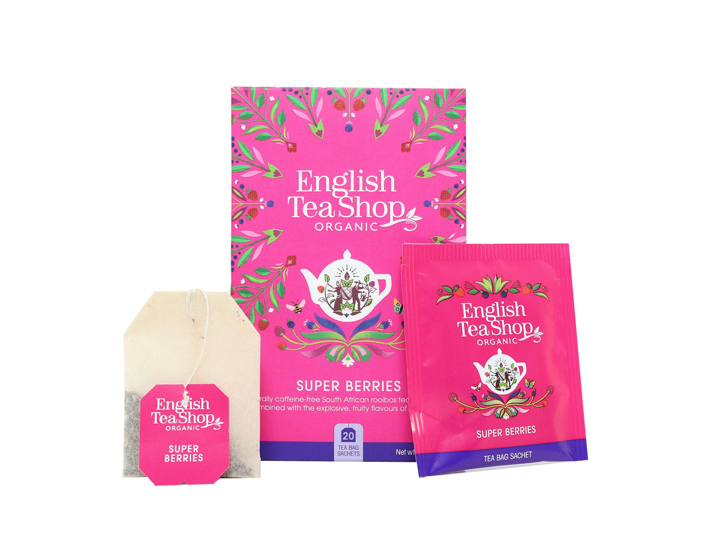 INFUS&Otilde;ES BIO ENGLISH TEA SHOP SUPER BERRIES 40GR image number 1