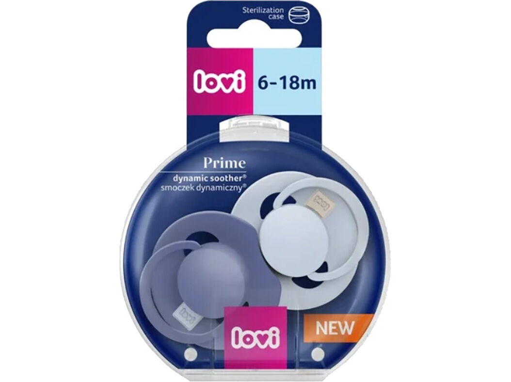 CHUPETA LOVI PRIME 6-18M AZUL/AZUL CLARO 2U image number 0