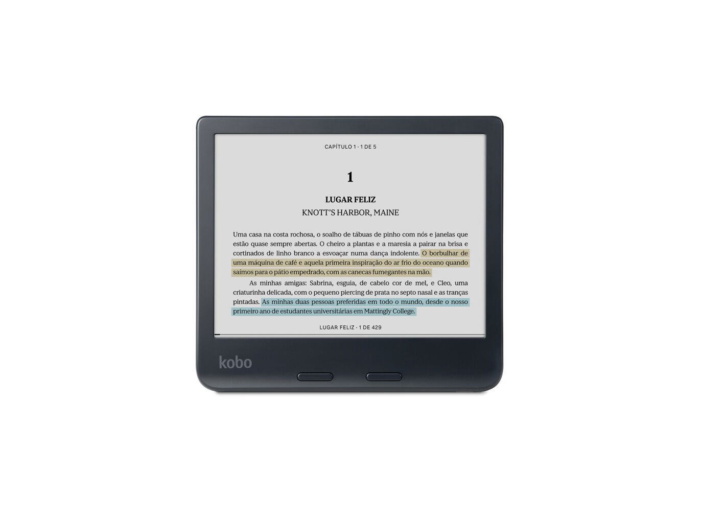 E-BOOK KOBO LIBRA COLOUR 7" PRETO image number 2