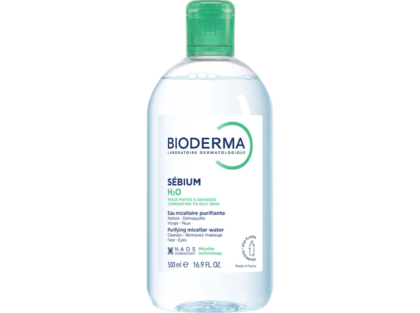 &Aacute;GUA MICELAR BIODERMA S&Eacute;BIUM 500ML image number 0